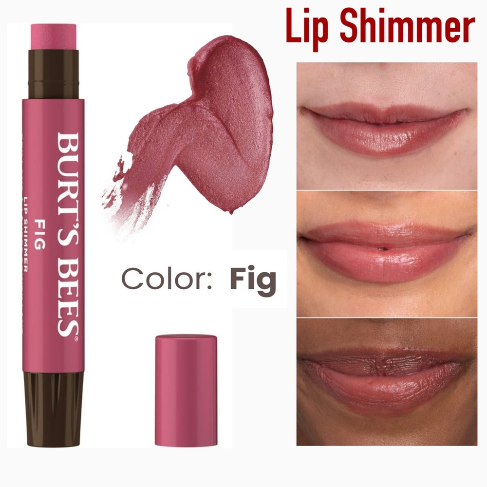 Burt’s Bees Shea Butter Lip Shimmer in FIG